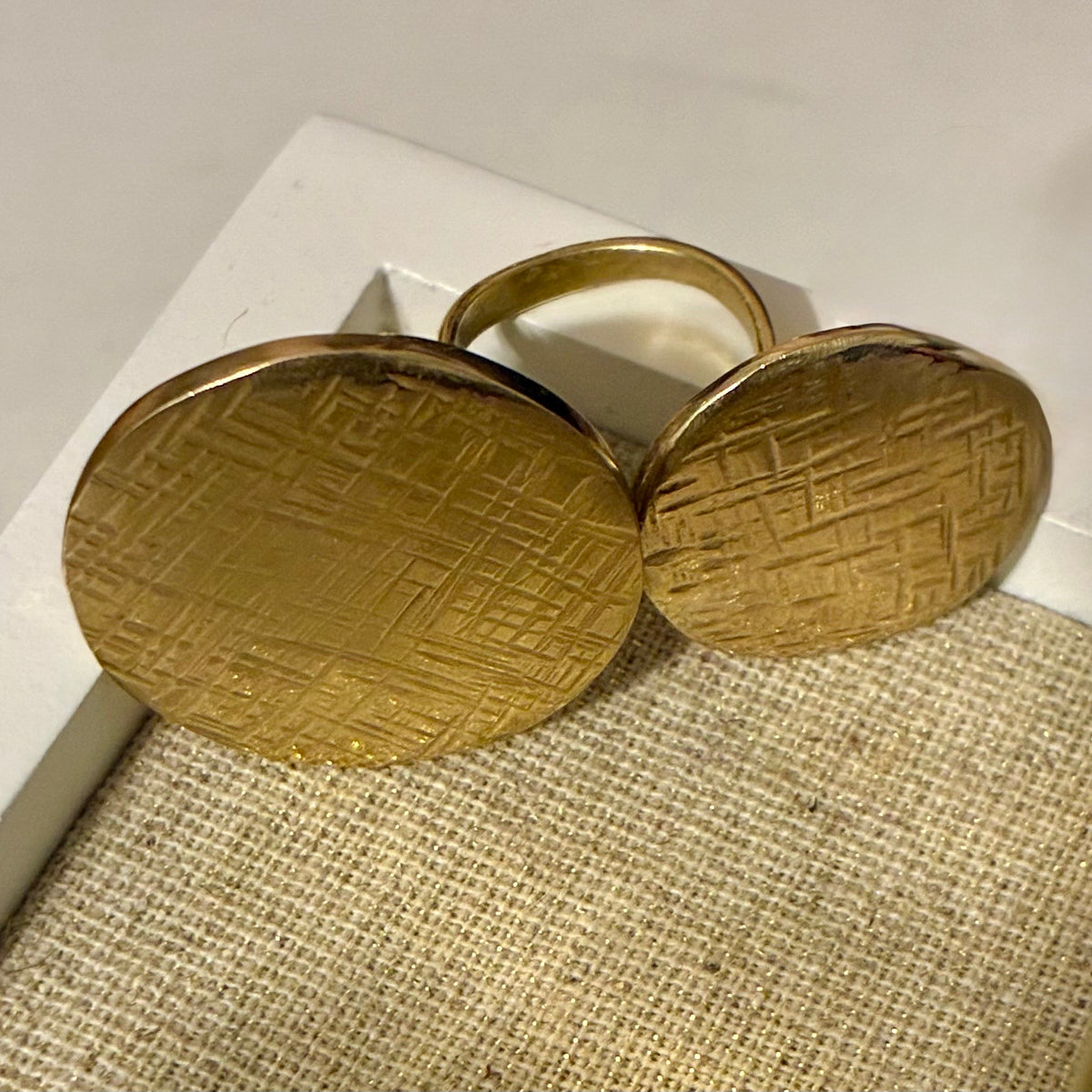 Dual Harmony Brass Ring