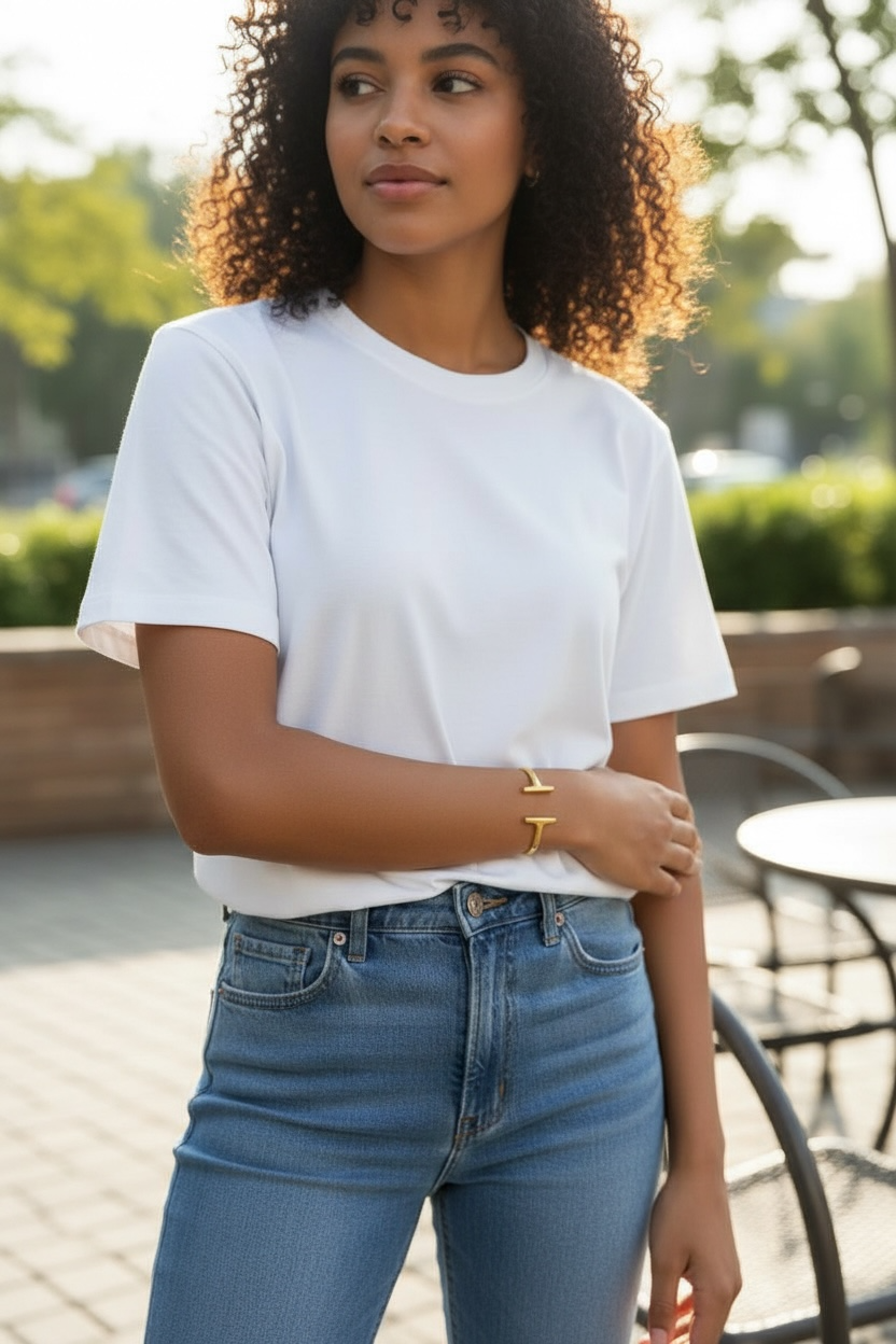 Vertis Parallel Brass Cuff