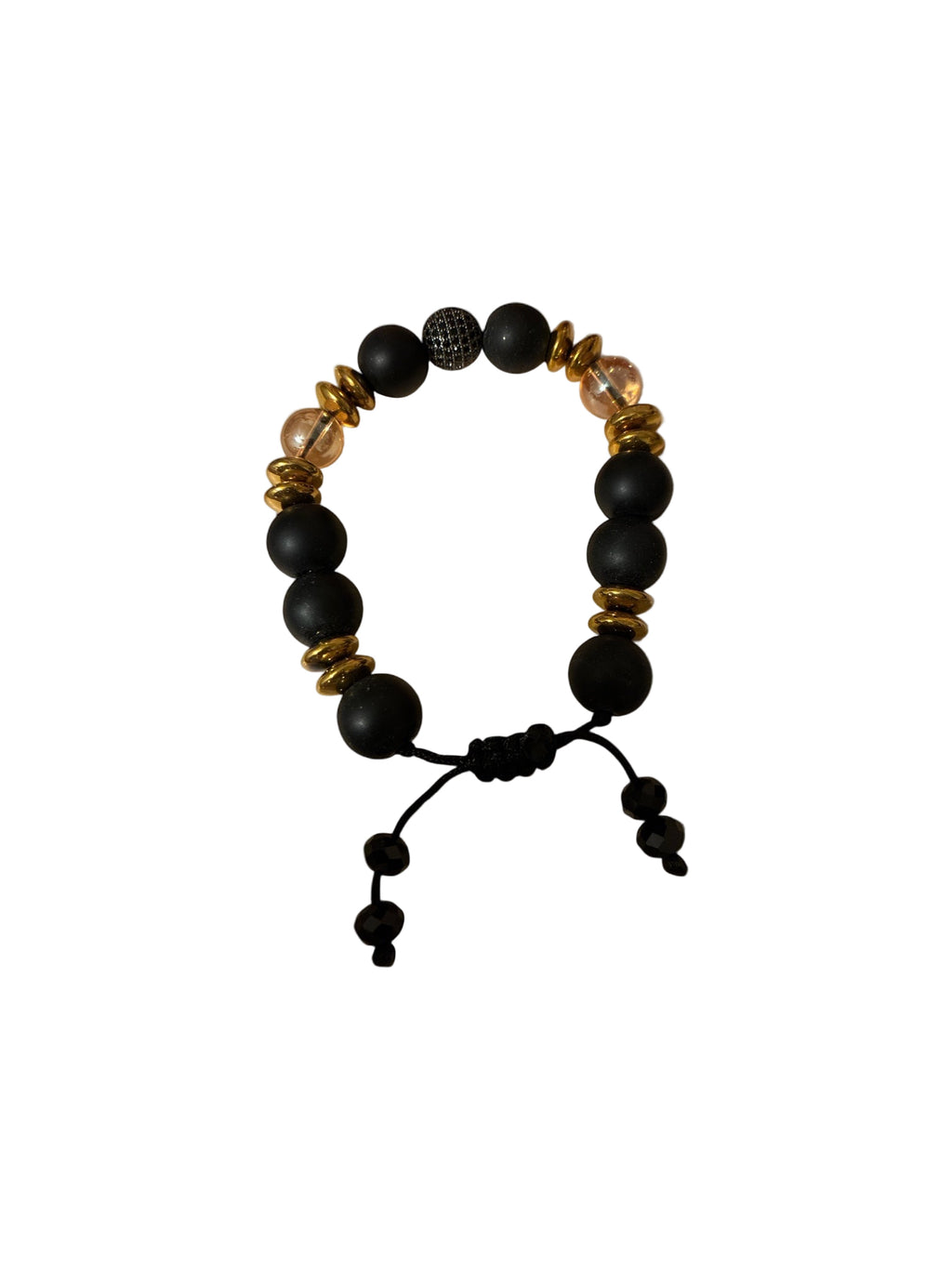 Oro Noir Bead Bracelet