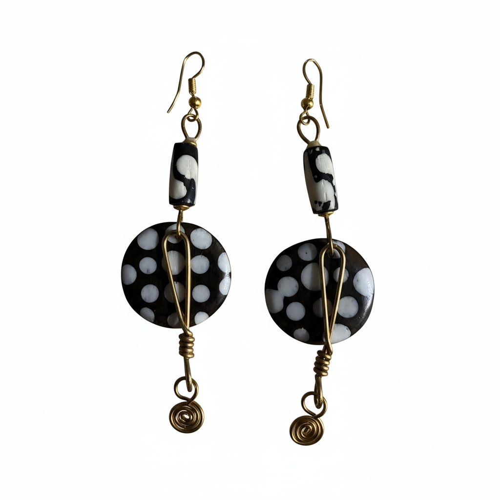 Zuri Dot Drop Earrings