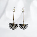 Zuri Zebra Statement Earrings