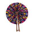 Pink Majesté Ankara Hand Fan