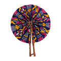 Pink Majesté Ankara Hand Fan