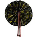 Sunburst Ankara Hand Fan