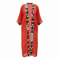 Royal Geometry Ankara Kimono