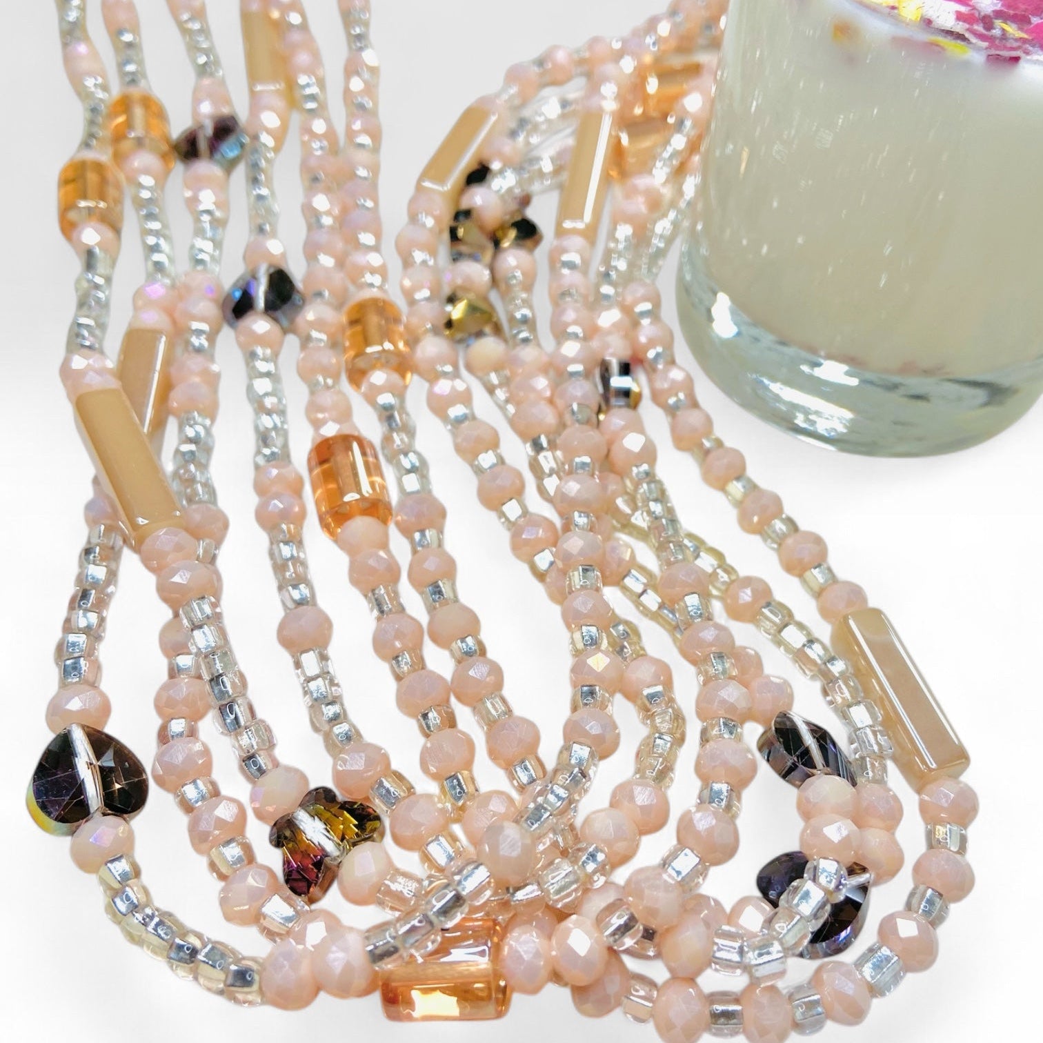 Blush Empress Waist Bead