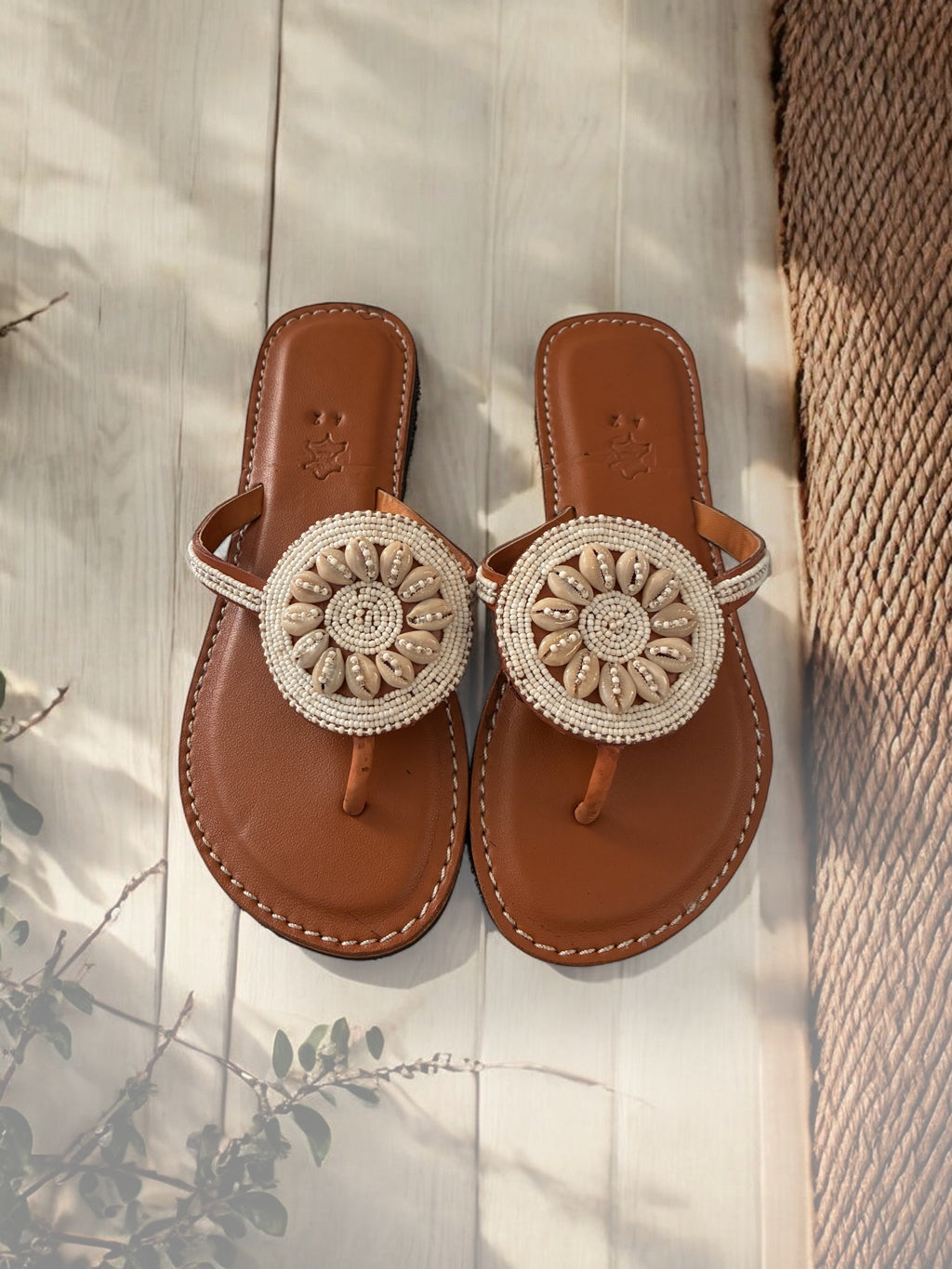 Queen’d Cowrie Sandals