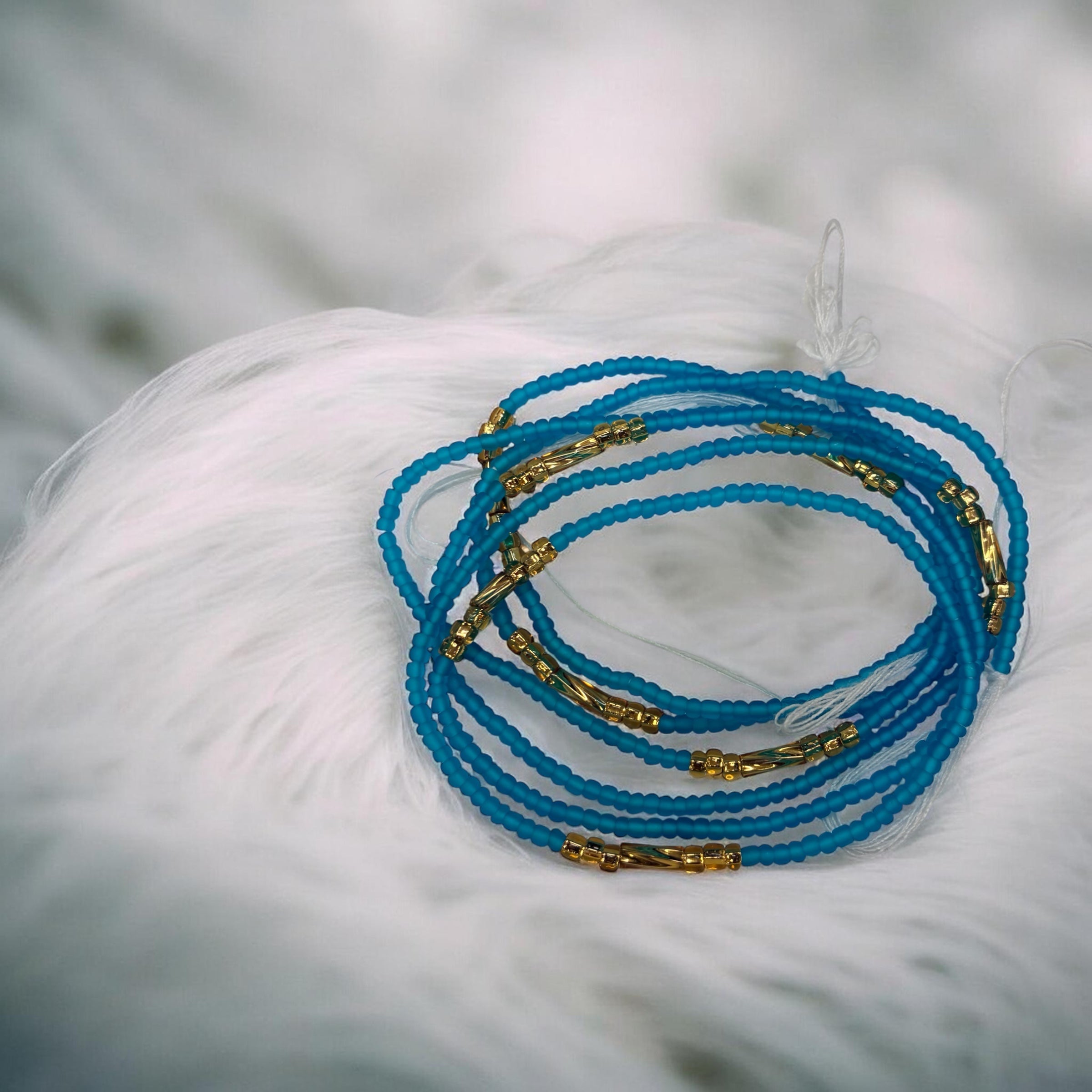 Zuri Blue Waist Bead