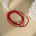 Zuri Red Waist Bead