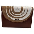 Zuri Heritage Cocoa Crossbody Bag