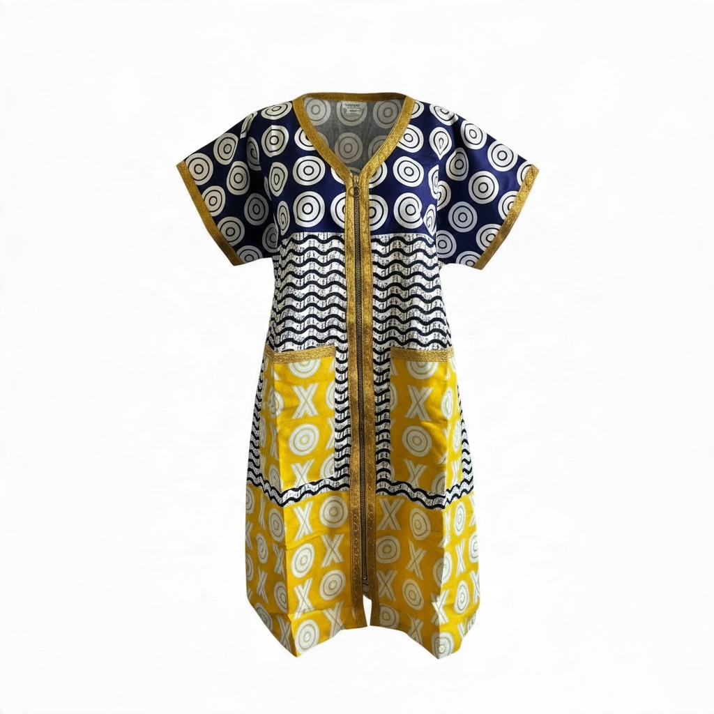 Ankara Mini Kaftan Dress XOXO